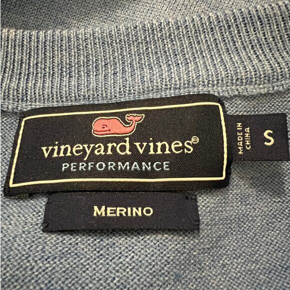 Vineyard Vines Performance Men's Extra-Fine Merino Wool Blend Size S - Picture 4 of 5